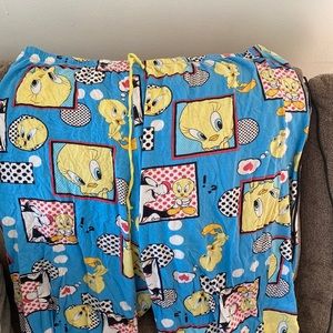Tweety bird pajama pants